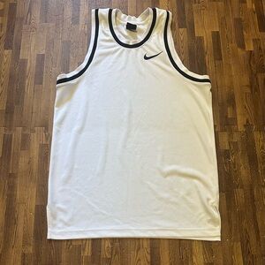 Nike Men's Dri-Fit White Tank Top, size Medium